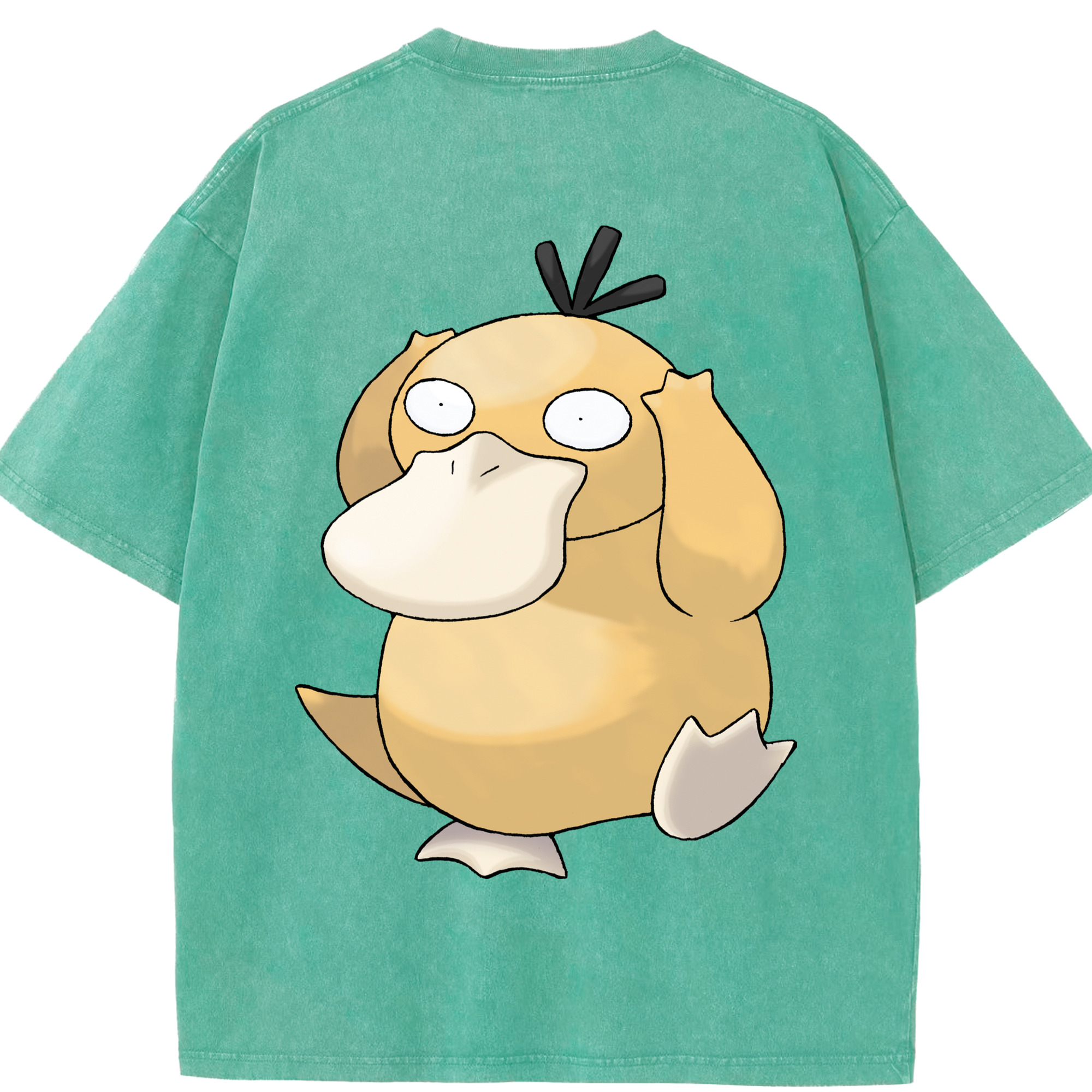 （画像用） ポケットモンスター Pokémon 綿100% ヴィンテージ風 半袖Tシャツ（背面プリント）